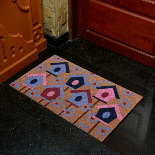 Printed Huts  Coir Doormat