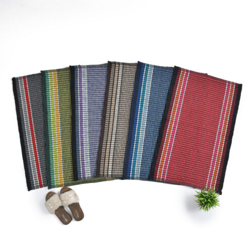 Amaze Stripe Cotton Mat -Multi