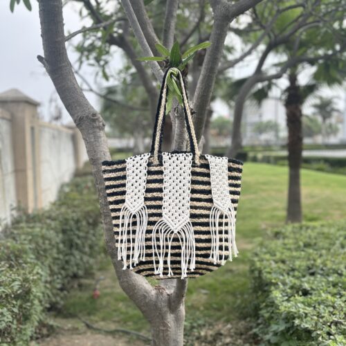 Jute Macrame Bag