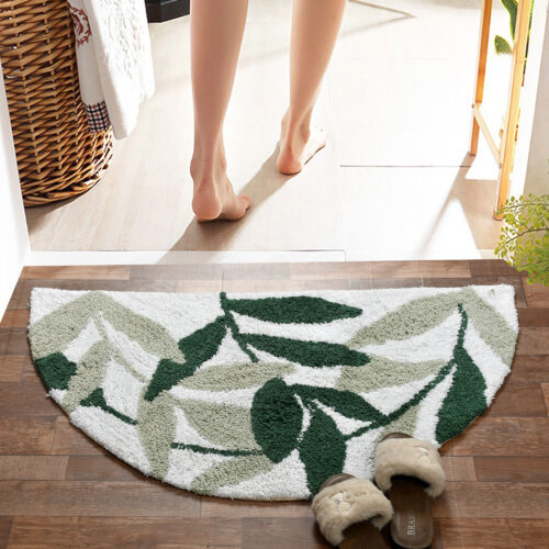 Leaf Tuft Cotton Bathmat