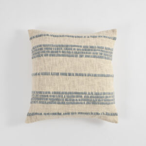 Ginni Diamond Handwoven Cushion-Light Grey ( Pack of 2 )