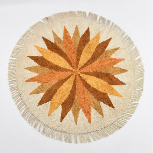 Republic Cotton Tufted Printed Rug  Colour:- Multi