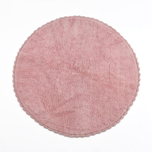 Luro Cotton Tufted Rug  Colour:- Pink