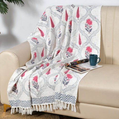 Livo Block  Printed  Throw