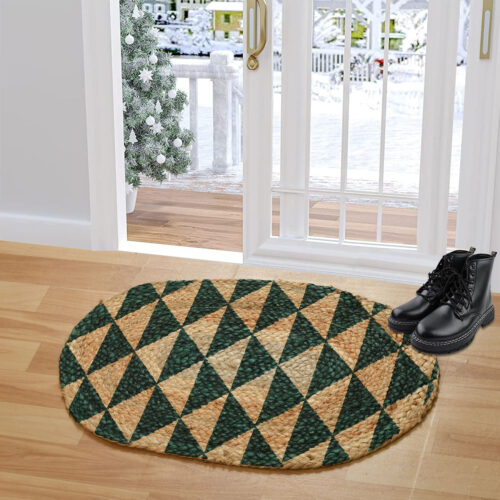 Jute Printed Door mat  Size:- 40x60 CMS