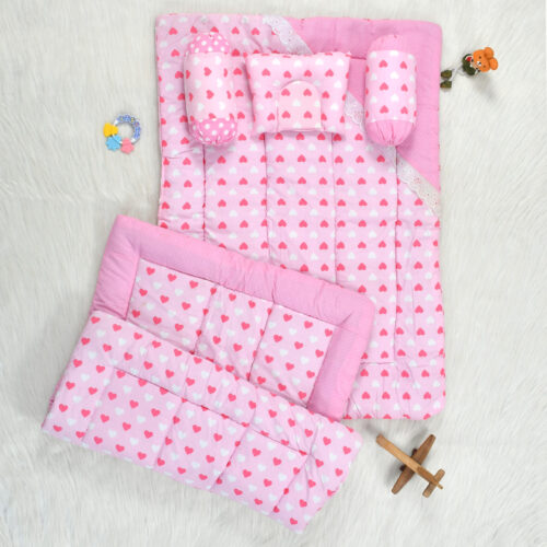 Leiure Baby bedding set :- Pink