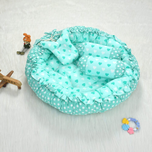 Erick Baby Bed Set :- Green