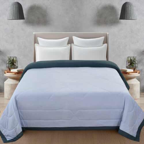 Clara Comforter :- Light Blue