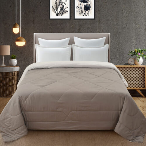 Clara Comforter :- Light Brown