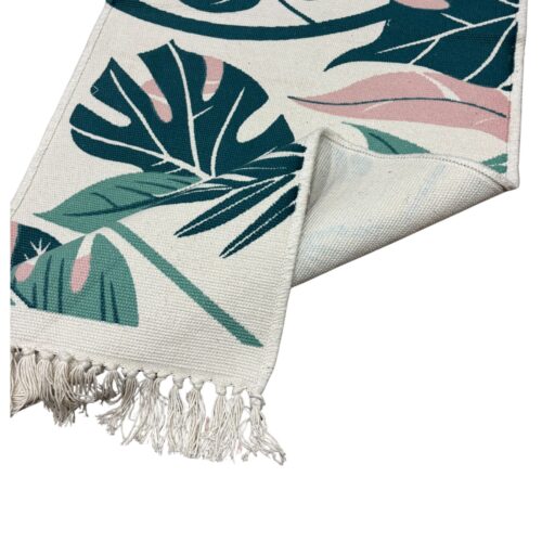 Green Leaf Printed Runner