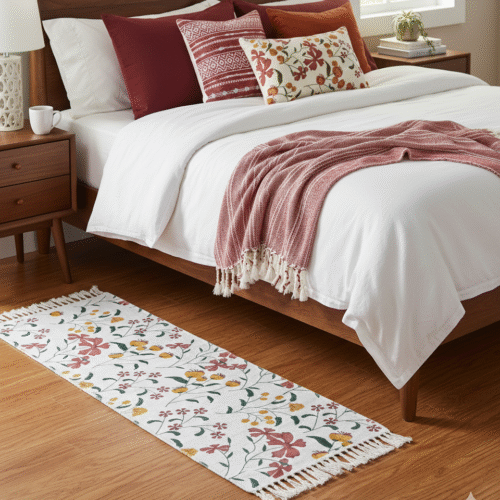 Hibiscus Printed Runner