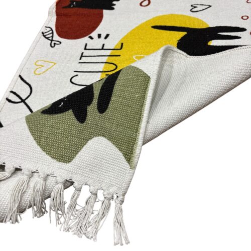 Casa Printed Runner - Black