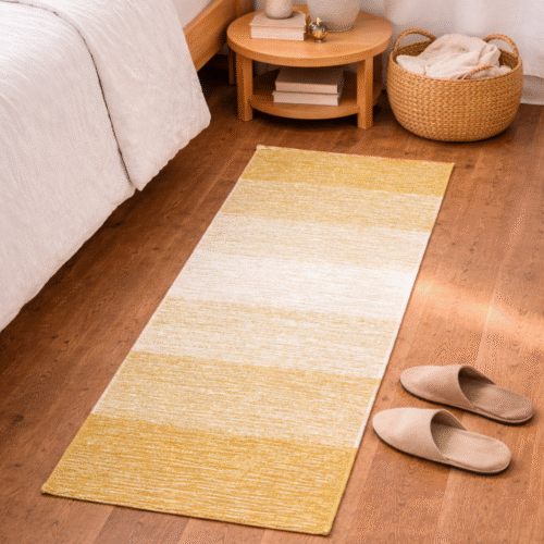 Shaded Handwoven  Runner - Yellow