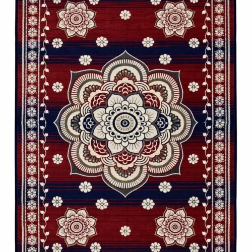 Jacquard Carpet-10-Blue