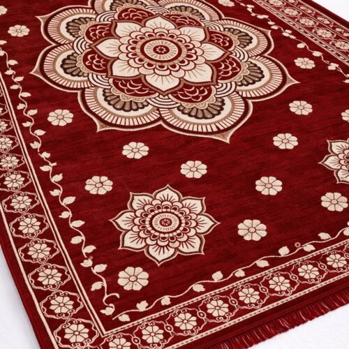 Jacquard Carpet-10-Red