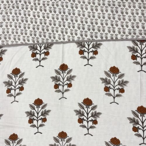 Celosia Cotton Printed  comforter/Dohar - Blue