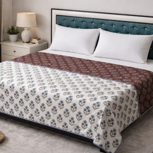 Crocus Cotton Printed  comforter/Dohar