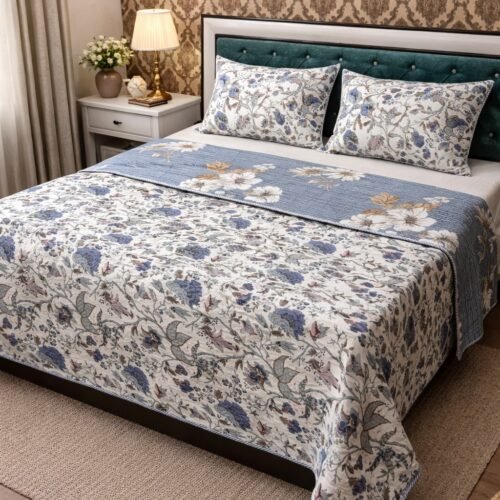 Bluebell Cotton Printed  comforter/Dohar