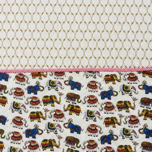 Vaaran Cotton Printed  comforter/Dohar Set