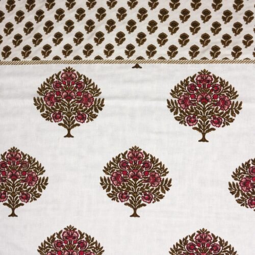 Pansy Cotton Printed  Single Bed comforter/Dohar