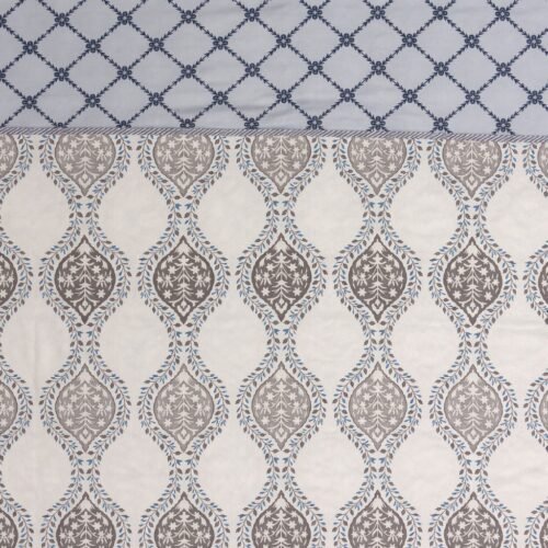 Aster Cotton Printed  comforter/Dohar-Blue