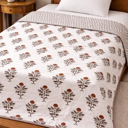 Celosia Cotton Printed  comforter/Dohar