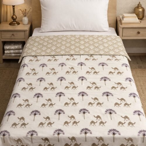Rowen Cotton Printed  comforter/Dohar