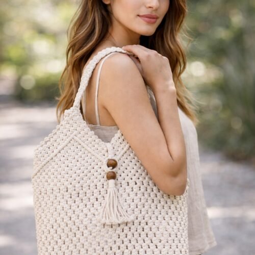 Cylo Macrame  Shoulder Bag