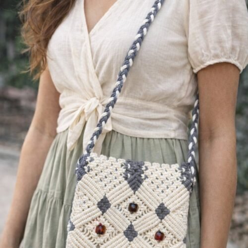 Ritz Macrame Sling Bag