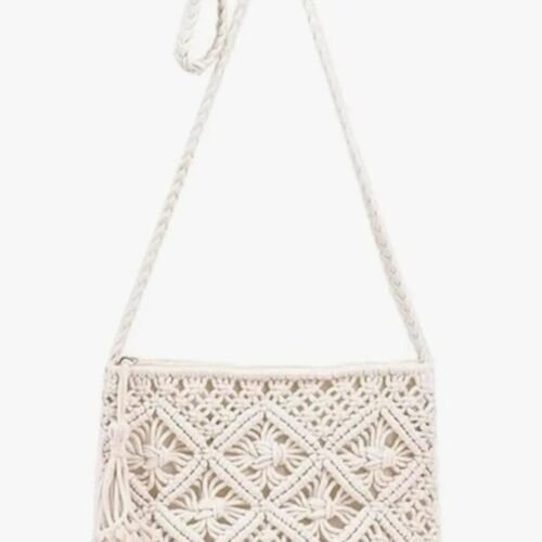 Oak Macrame  Sling Bag