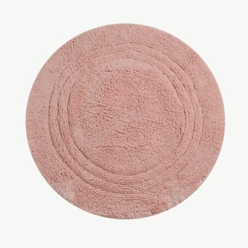 Linea Round Bathmat-Pink