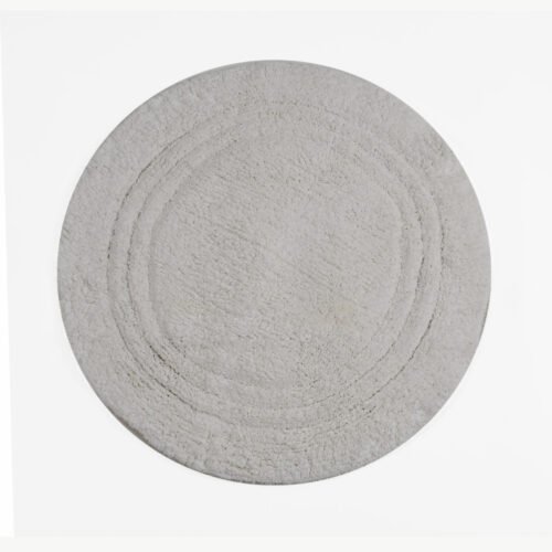 Linea Round Bathmat-White